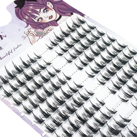 New 140 Cluster Lashes Natural Eyelash extension Mixed Tray Lashes Natural soft Individual DIY Eyelashes Bunches Makeup Lashes