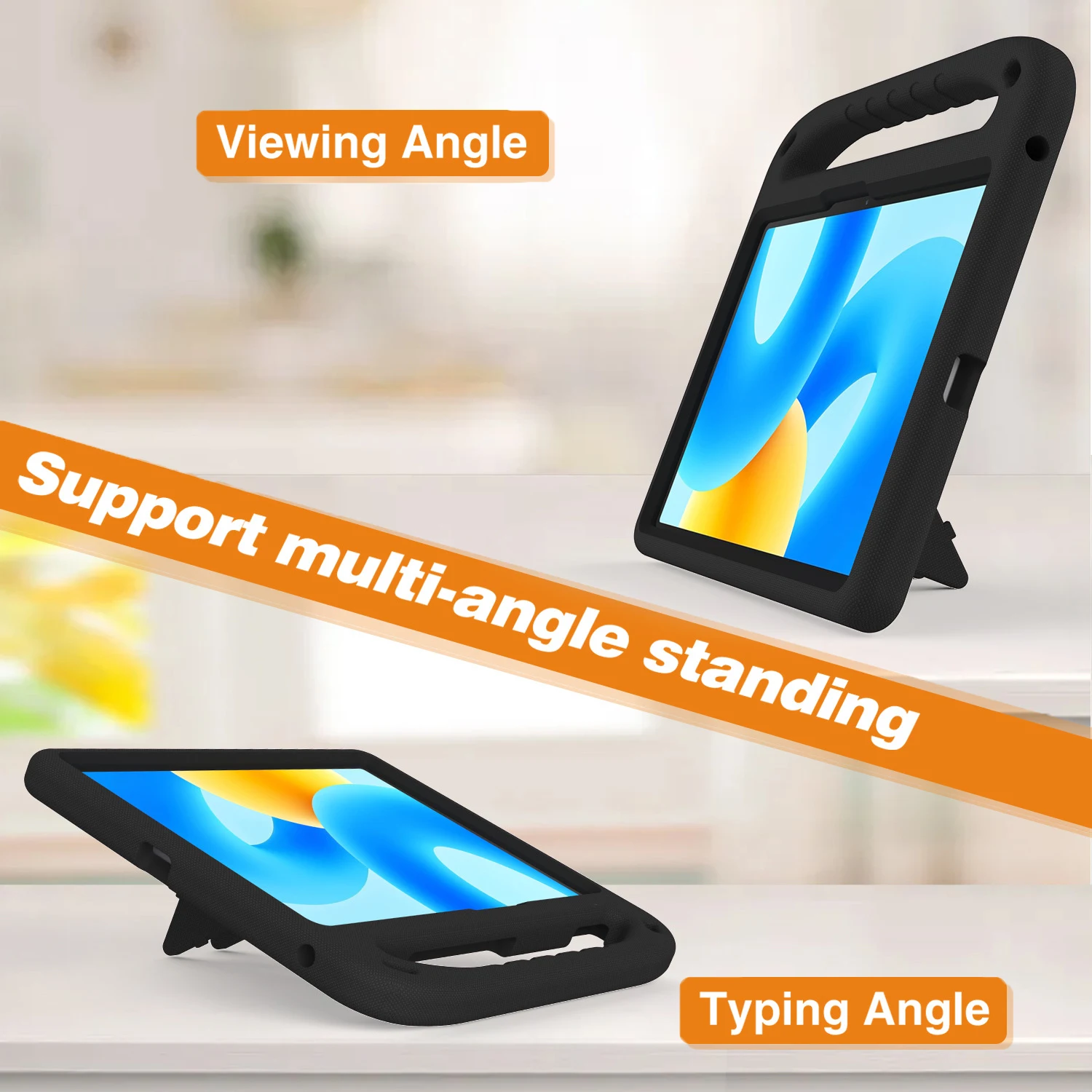 حافظة كمبيوتر لوحي مقاومة للصدمات EVA غطاء حامل جلدي لهاتف Huawei MediaPad 11.5/MatePad Air 11.5 بوصة/MediaPad 11.5S مسند أمان للأطفال #2