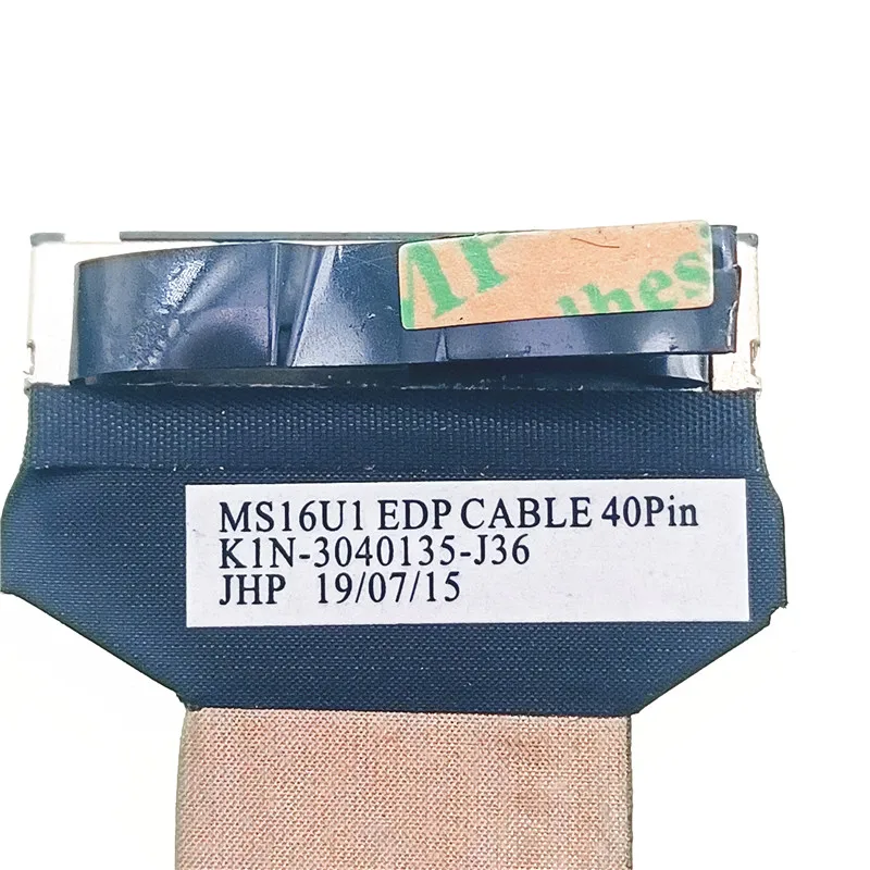 Brand New For MSI MS16U1 MS-16U4 GE65 Screen Cable 120Hz 144HZz 4K 3840 * 2160 Screen 0.5mm LCD Screen Cable K1N-3040135-J36