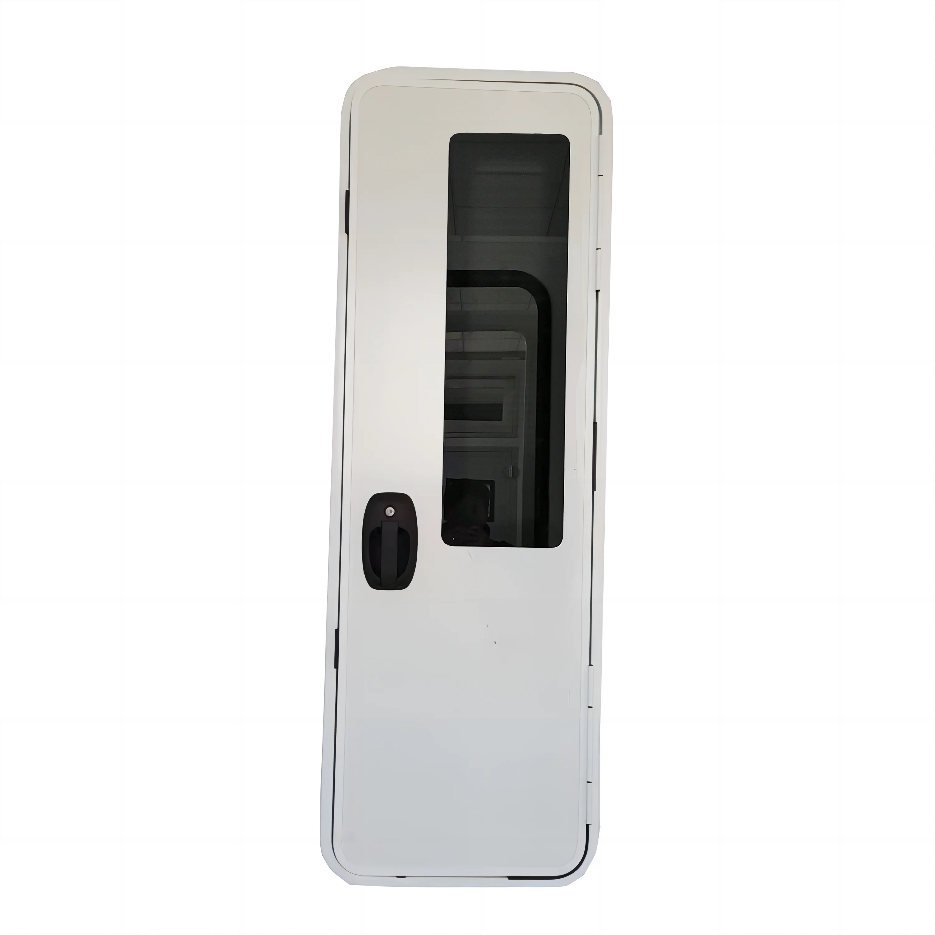 High Quality Aluminium Double Point Lock European Style RV Camper Caravan Door With Screen Door