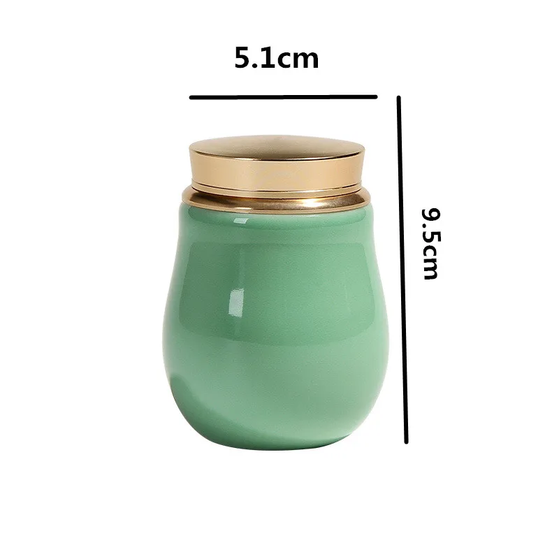 Pet Memorial Funeral Ash Urns Ceramic Cremation Dog Cat Small Animal Caskets Ashes Holder Pot Storage Jar Organizer 3 Colors