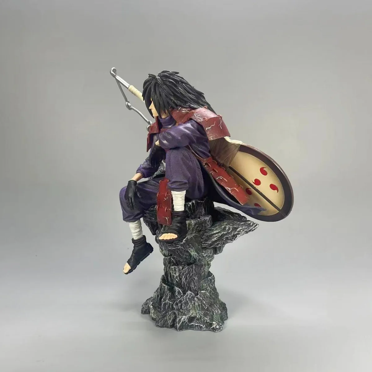 Anime Ninkai Taisen Uchiha Madara Sitting Ver. GK PVC Action Figure Statue Collection Model Kids Toys Doll Gifts 28CM