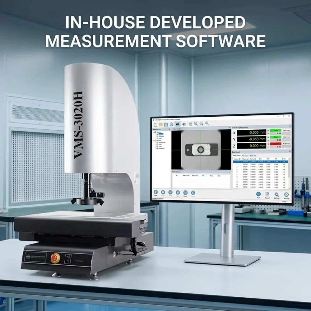 Rational VMS-2515H Automatic Optical Video Measurement System with 0.5um Resolution 2.5um Accuracy 150mm Travel