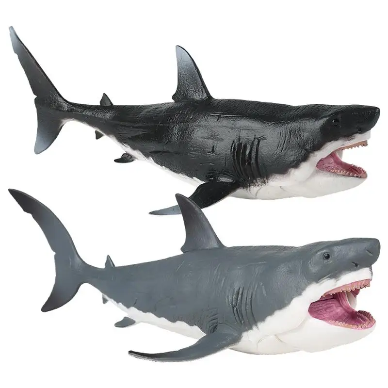 

Shark Statue Animal Models Learning Activities Educational Play Toy For Imagination Home Collection For Living Room Party