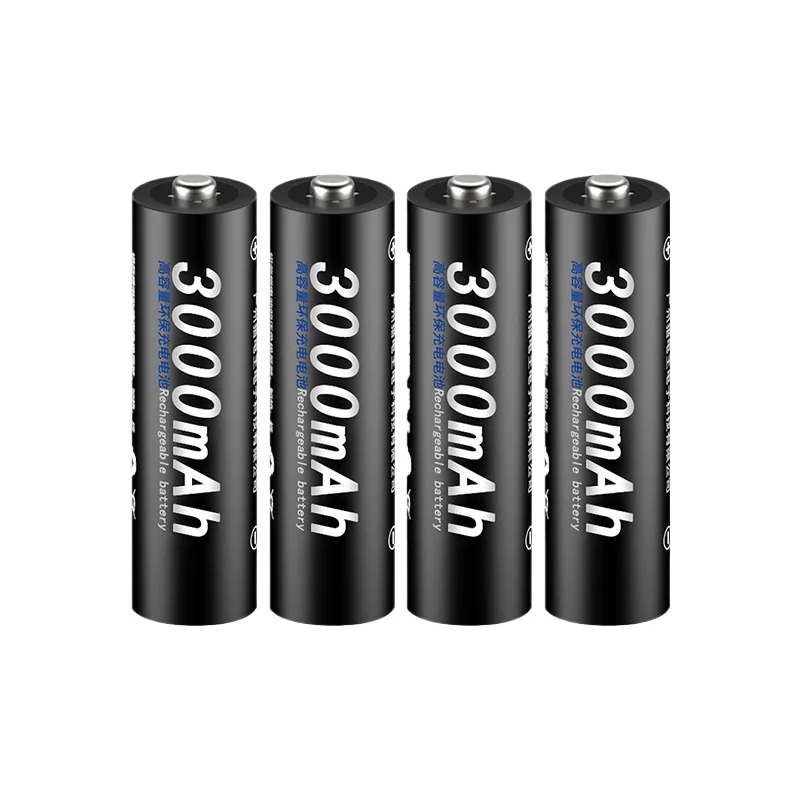 New 1.5V 3000mAh AA Lithium Rechargeable Batteries For Remote Controls Toys Keyboards Long Lasting Power A-grade Battery Cell