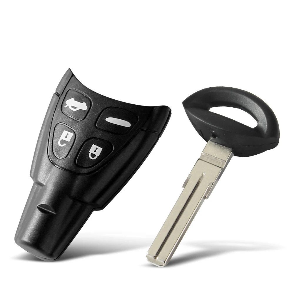KEYYOU NEW 315MHZ/434Mhz ID46 4 Buttons Car Key Fob For SAAB 93 95 9-3 9-5 WF Replacement Remote Key LTQSAAM433TX view 5