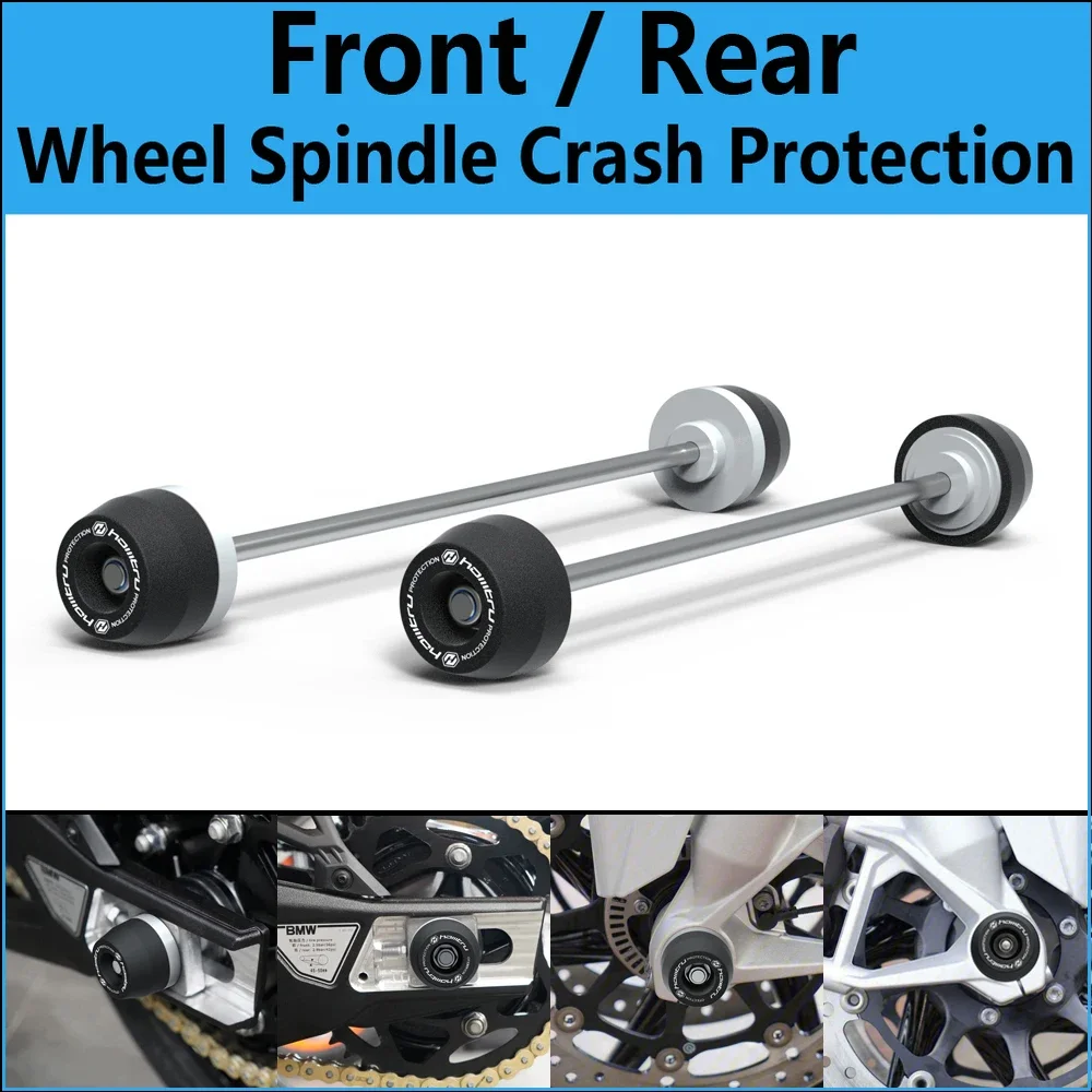 

Front Rear wheel Spindle Crash Protection For BMW S1000R S1000RR M1000RR 2013-2023 / S1000XR S1000XR TE 2020-2024