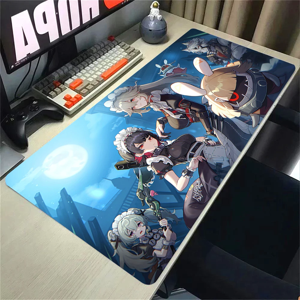 Game Zenless Zone Zero Gamer Mousepad Teclado Mouse Mat Cute Desk Mat With Lockrand Pc Gaming Accessories XL Keyboard Mouse Pad