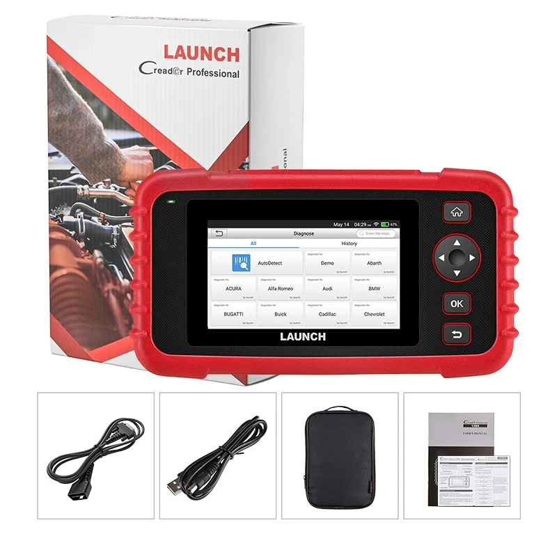 LAUNCH X431 CRP123X X-431 123X Auto OBD2 Diagnostic Tools Engine ABS Airbag SRS AT Code Reader WIFI Diagnostics Scan Free Update