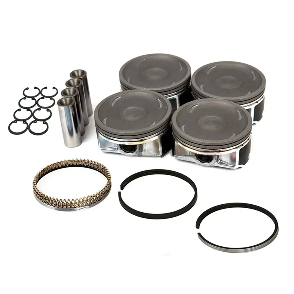 STD Engine Parts Pistons With Rings Set Kit Fit For SAAB Subaru Impreza Forester Legacy Outback 2.5L H4 GAS SOHC 1998-2006 EJ25 - Image 2