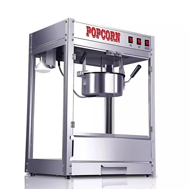 Macchina per popcorn automatica Macchina per popcorn elettrica commerciale Macchina per riso soffiato elettrica Popper per mais automatico commerciale