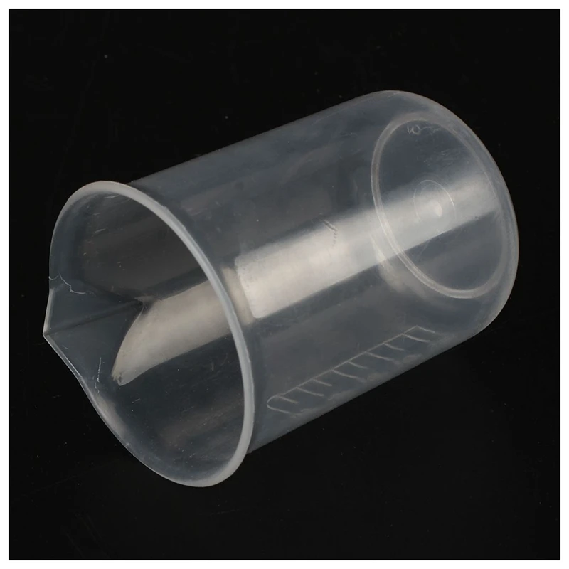 HOT SALE 12 Pcs 50 Ml Laboratory Plastic Water Liquid Measuring Cup Transparent