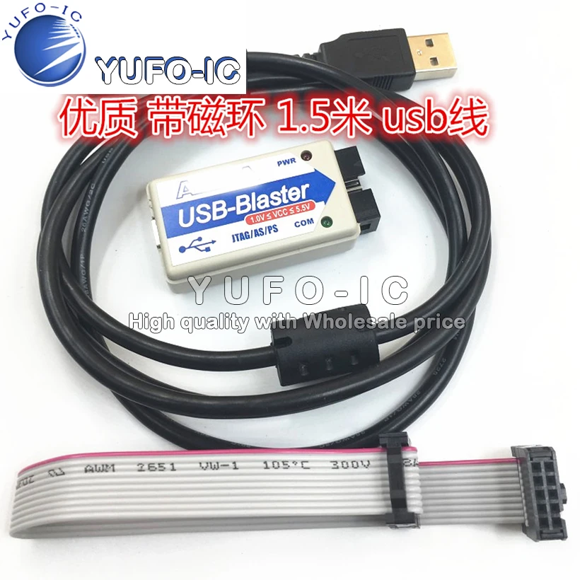 USB Blaster Download Line CPLD FPGA Programmer Stable High Speed No Heat