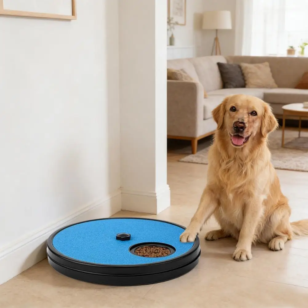 

Pet Dog Slow Feeder Bowl with Rotatable Cover Treat Dispenser toy help Nail Grooming Eco Dog Bowl for Large Medium Small Puppy