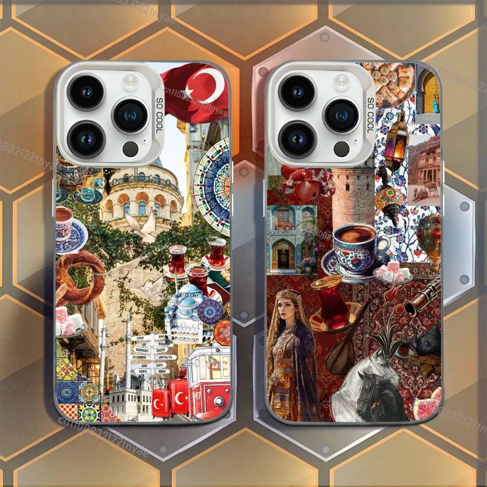 

Turkey Istanbul Scenery Phone Case For iPhone 17,16,15,14,13,12,11,Mini,Pro,E,MAX White Candy Matte Shockproof Cover