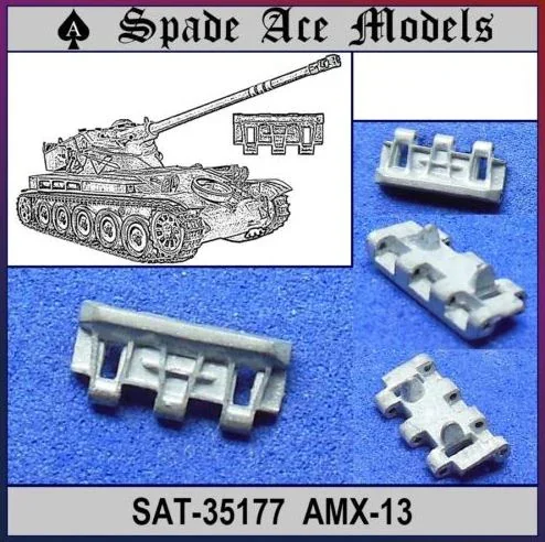 Spade Ace Models SAT-35177 1/35 Scale Metal Tracks For French AMX-13