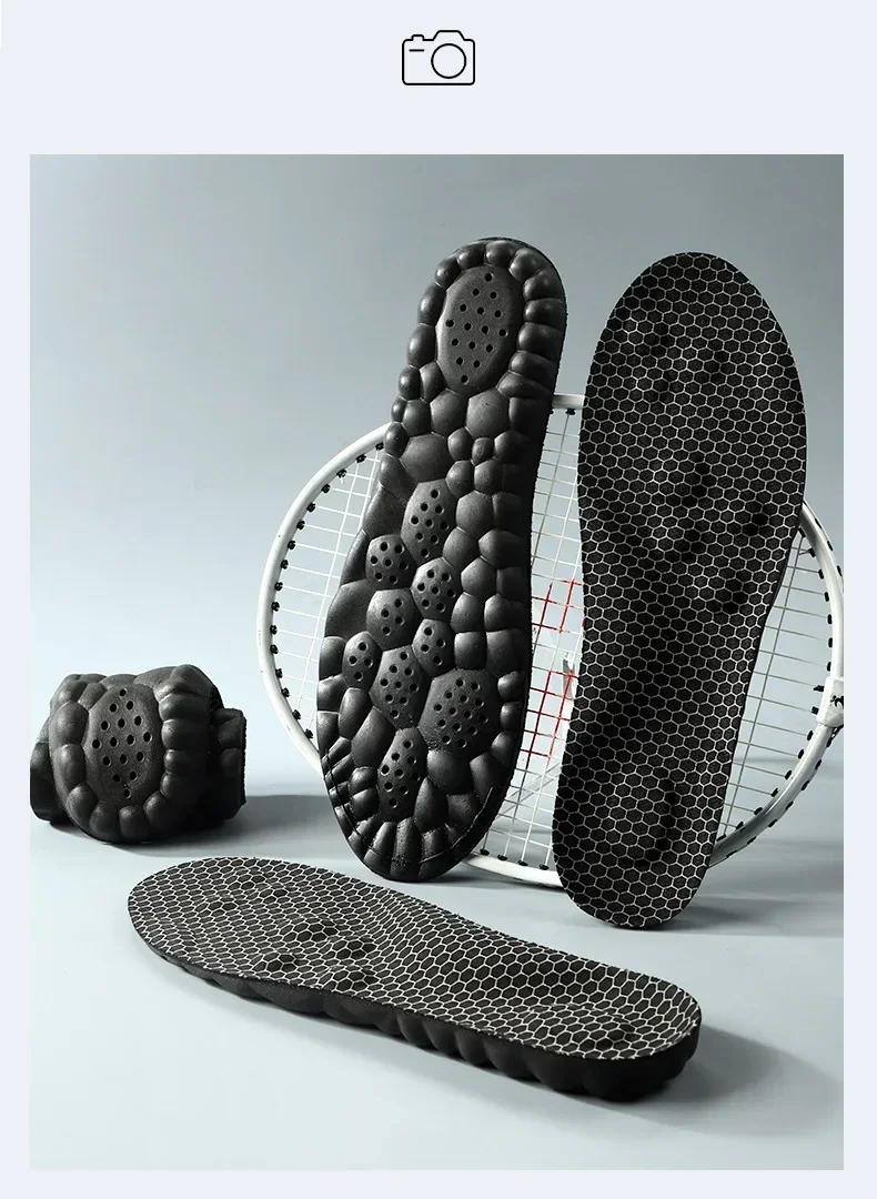 Grapheneanti-bacterial and Anti-odour InsolesHighly Elastic Shock-absorbing Sports InsolesSoft SoleRelieving Leg Fatigue Insoles