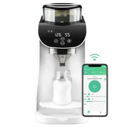 Máquina de mistura de leite em pó para bebês, aquecedor de mamadeira, uma etapa, máquina de preparação de alimentos com aplicativo, controle wi-fi, dispensador de leite