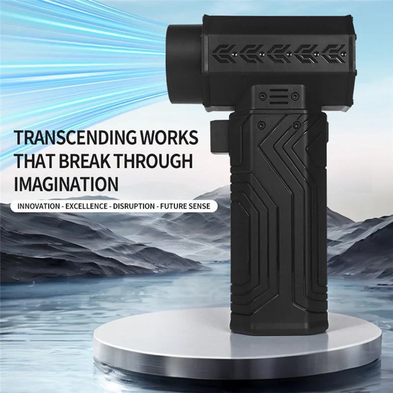 B08B-450000RPM 전기 공기 살포기 충전식 공기 송풍기 강한 바람 600G 자동차 청소 스노우 블로어 용 추력 공기 압력