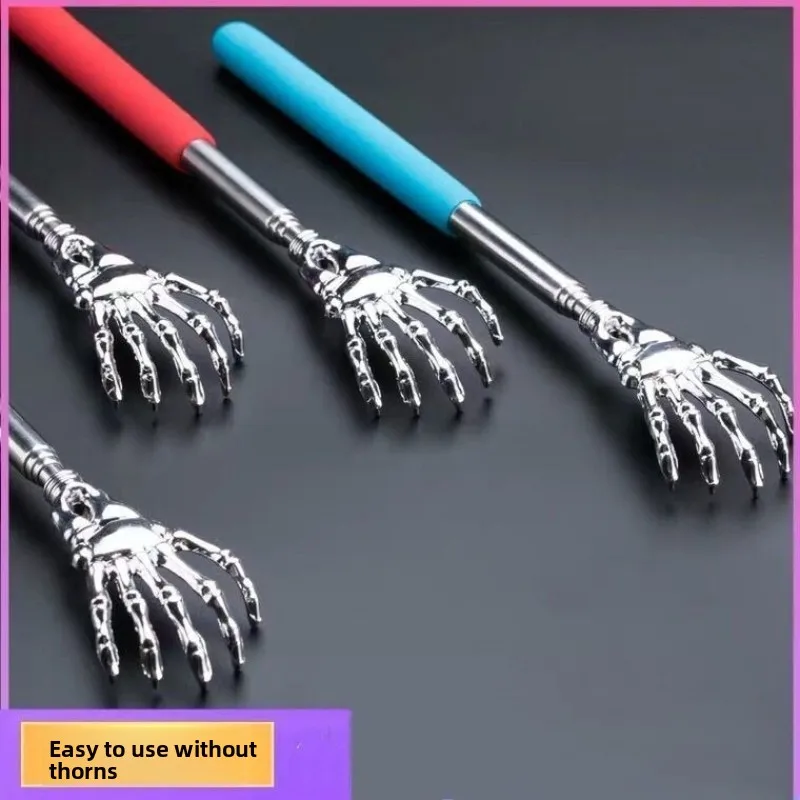 

Manual Massager Metal Telescopic Does Not Ask for Human Itching Scratch Artifact Scratches Back Whole Body