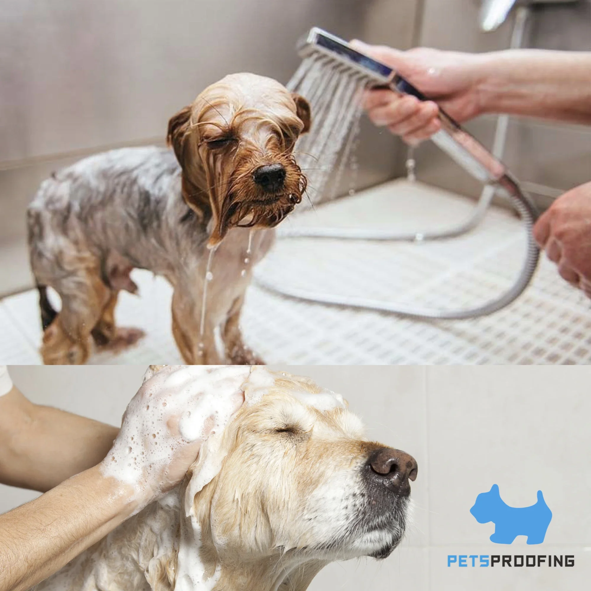 Petsproofing vasca da toelettatura multifunzione per cani porta aperta vasca da bagno per cani macchina per massaggi vasca per lavatrice per animali domestici vasca per bolle Dense