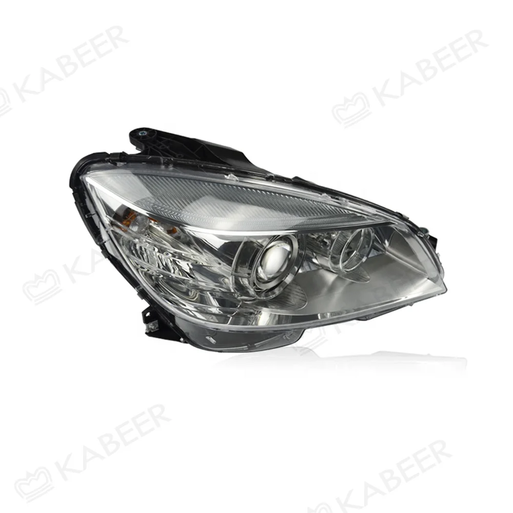 Fit For Mercedes-Benz W204 Headlight 2008-2010 W204 Headlights C260 C300 Xenon HID Headlight Assembly W204 Headlamp Without AFS