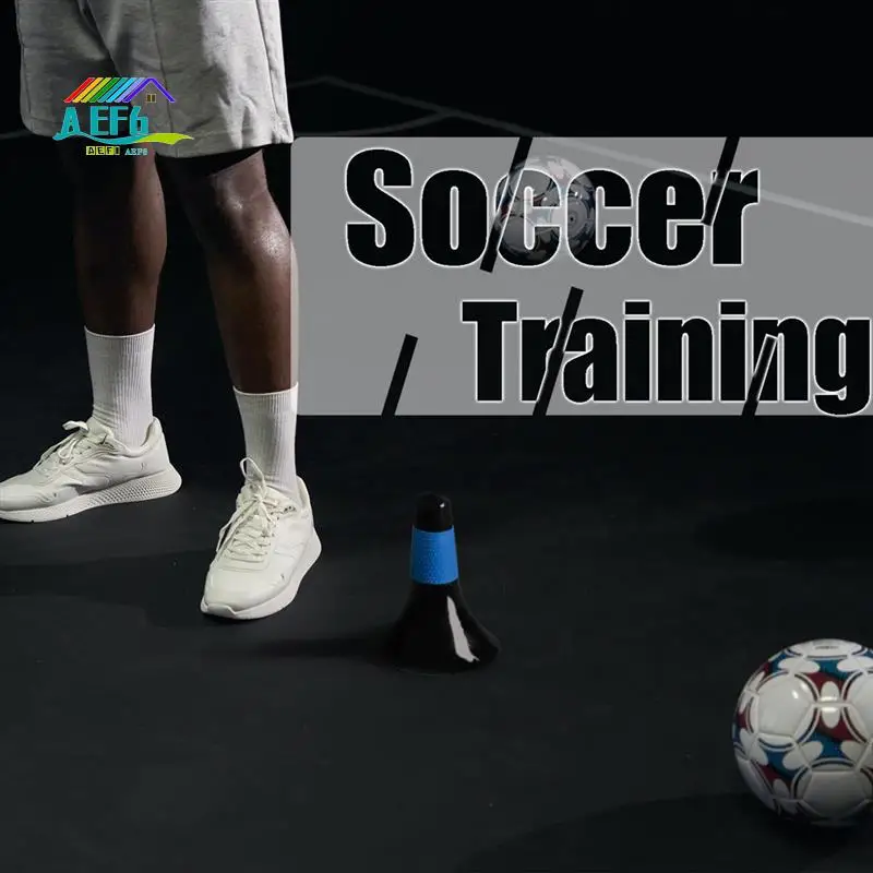 

AEF6-12 Pcs Sports Training Cones 9 Inch Agility Plastic Skating Marker Cones For Kids Football Basketball Practice