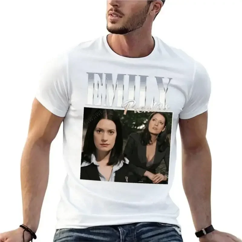 Personalized Men'S Clothing 100% Cotton Streetwear Plus S Emily Prentiss Criminal Minds Tv Series Fan Vintage Oversized  Shirts