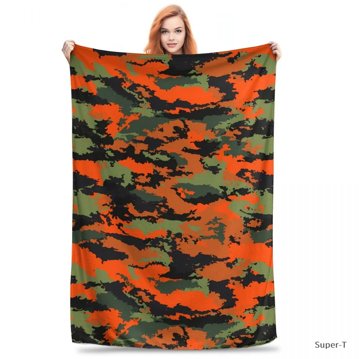 Camouflage Military Premium Flannel Blanket Soft Warm Throw Blankets For Chair Sofa Bed Travel Bedspread Sofas Cover Tapestry