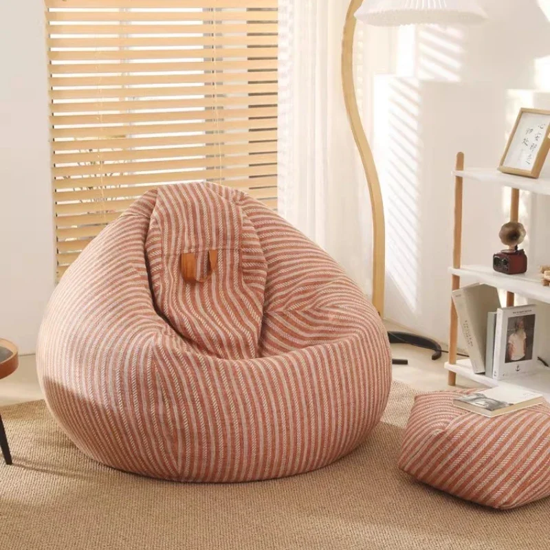 Outdoor Bean Bag Sofas Soft European Cushion Comfortable Recamera Bean Bag Sofas Simple Relleno Para Puff Nordic Furniture