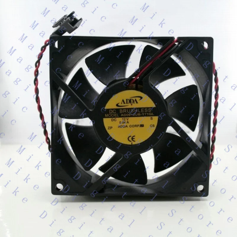 

UU FOR ADDA Original AD0912UB-Y71GL DC 12V 0.64A 90x90x32MM 9cm 2-Lines cooling fan