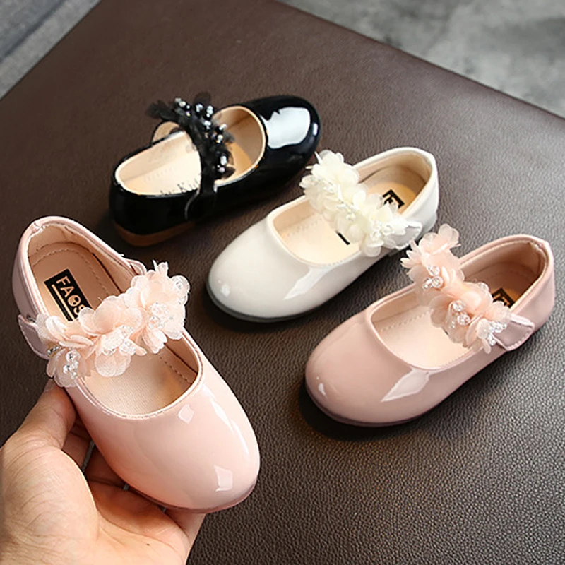 New Spring Girls Shoes Princess ballerine Dance Party scarpe da sposa strass scarpe per bambini per bambini di 3-12 anni