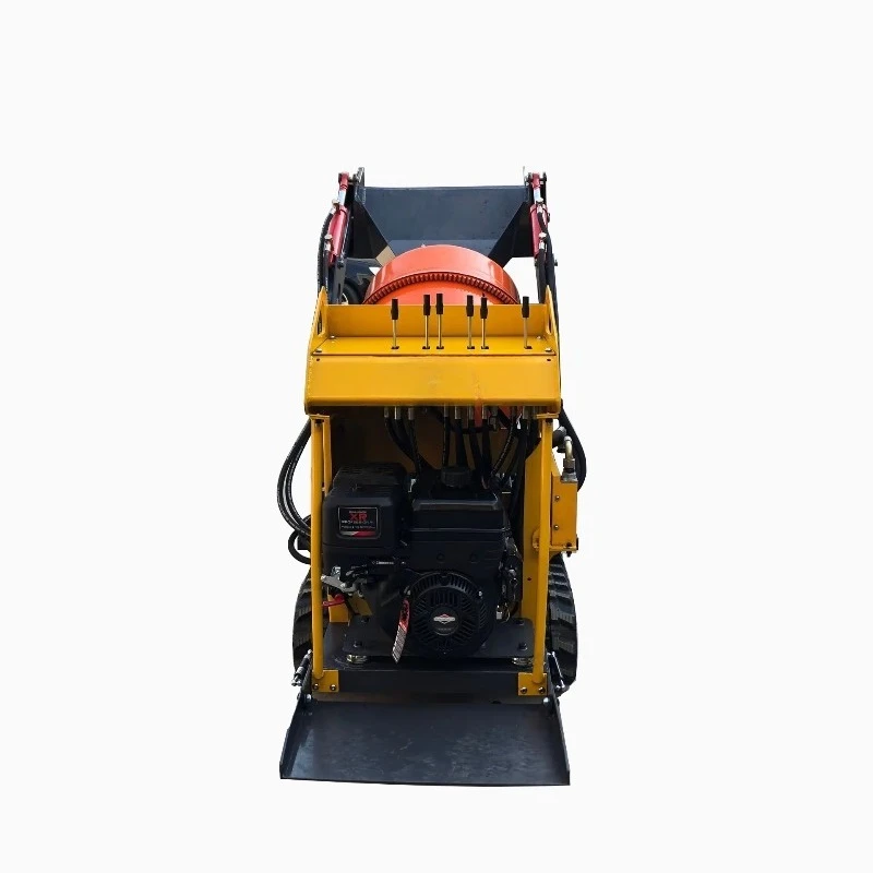 Concrete Mix Machine With Pump Efficient Self Loading Mini Concrete Mixer Truck Mobile Portable Building Mixing Equipment