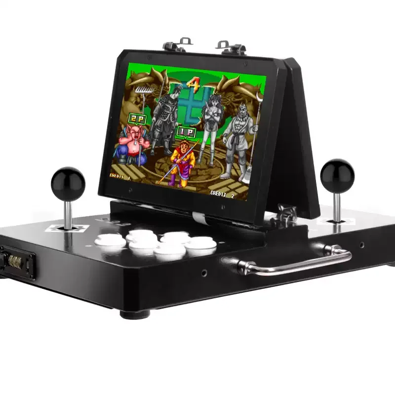 FOR Home Arcade Game Machine Portable Folding Portable Double Screen Joystick All-in-one Machine