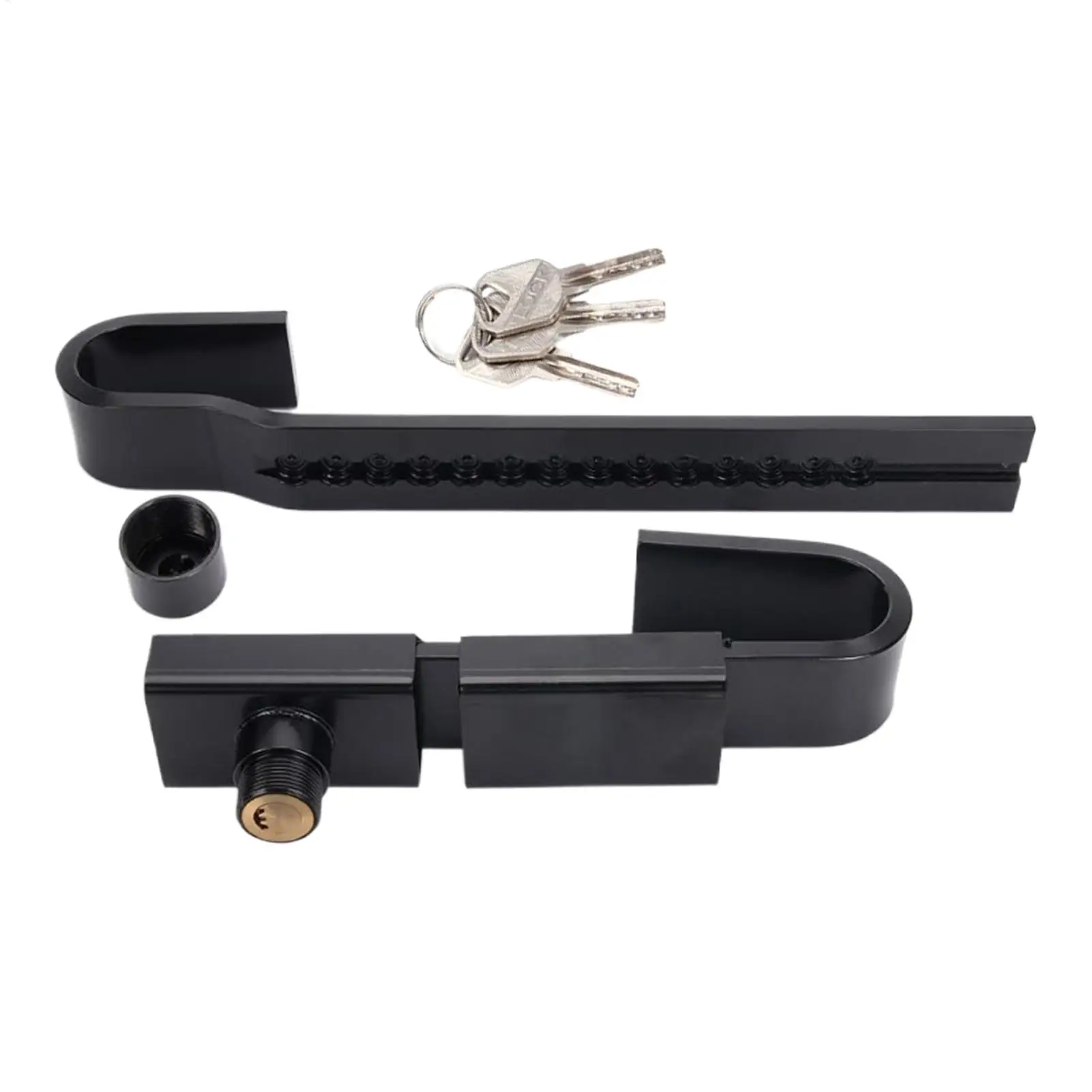 

Замок контейнера для доставки, замок для грузовой двери с тремя ключами, регулируемый стальной навесной замок для транспортировки, безопасность прицепа, загрузка грузовика