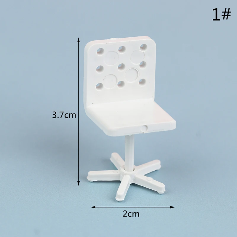 1:20 Miniature Furniture Chair Sofa Stool Model Doll House Decor Toy