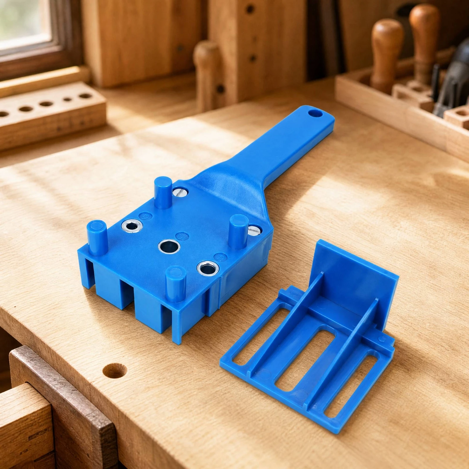 Straight-Hole Drilling Positioning Aid Precision Handheld Woodworking Drill Guide Tool Easy to Use for DIY Woodworkers