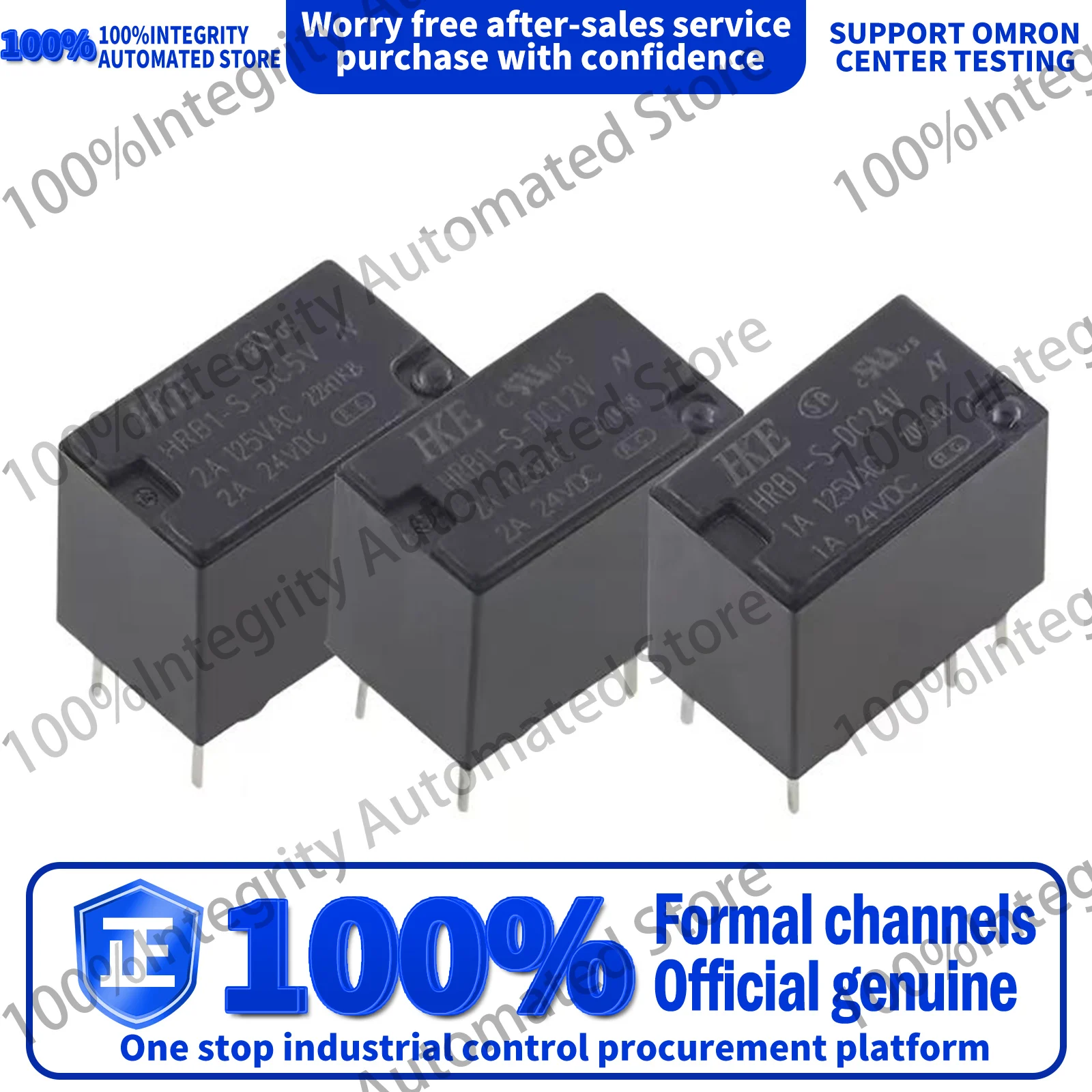 

10PCS HRB1-S - DC5V DC12V DC24V DC9V group conversion 6-pin Huigang signal relay 2A