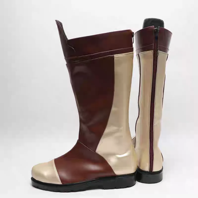 Anime Game Jedi Temple Guard Custom Made Cosplay Shoes Boots Halloween Costume Accessories Props Made