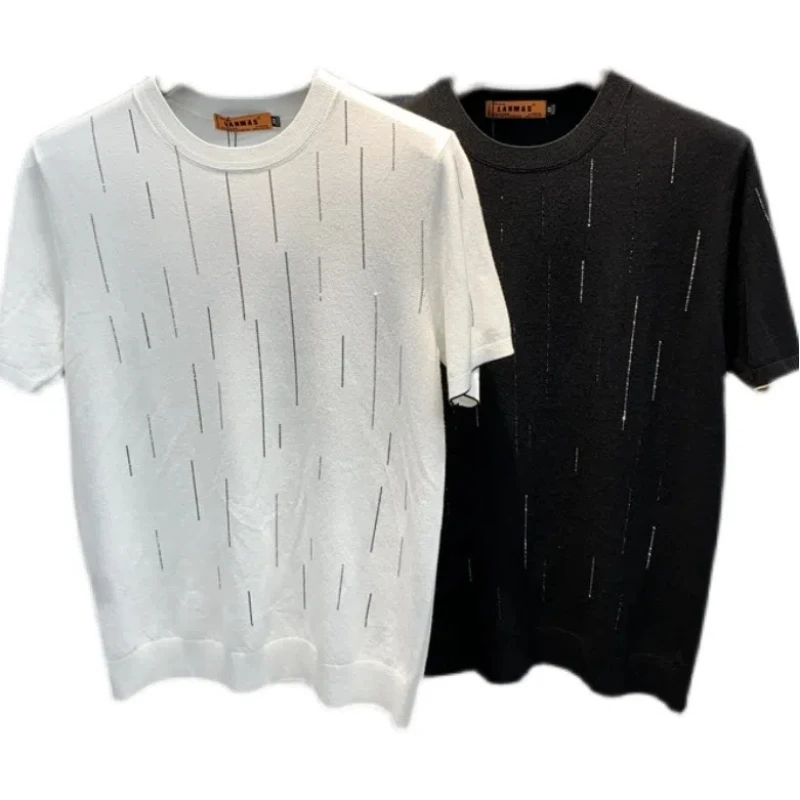 Fashion Korean Casual Minimalist Pullover O-Neck Summer Boyfriend New Patchwork Printing Fashion Slim All-match T-Shirts Top