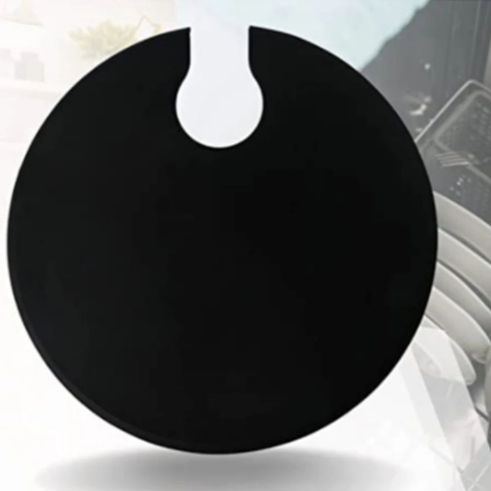 

2 Pcs Silicone Leakproof Food Storage Lids Reusable Spill Resistant Covers for Pots Universal Pot Lid Black Graypan lids