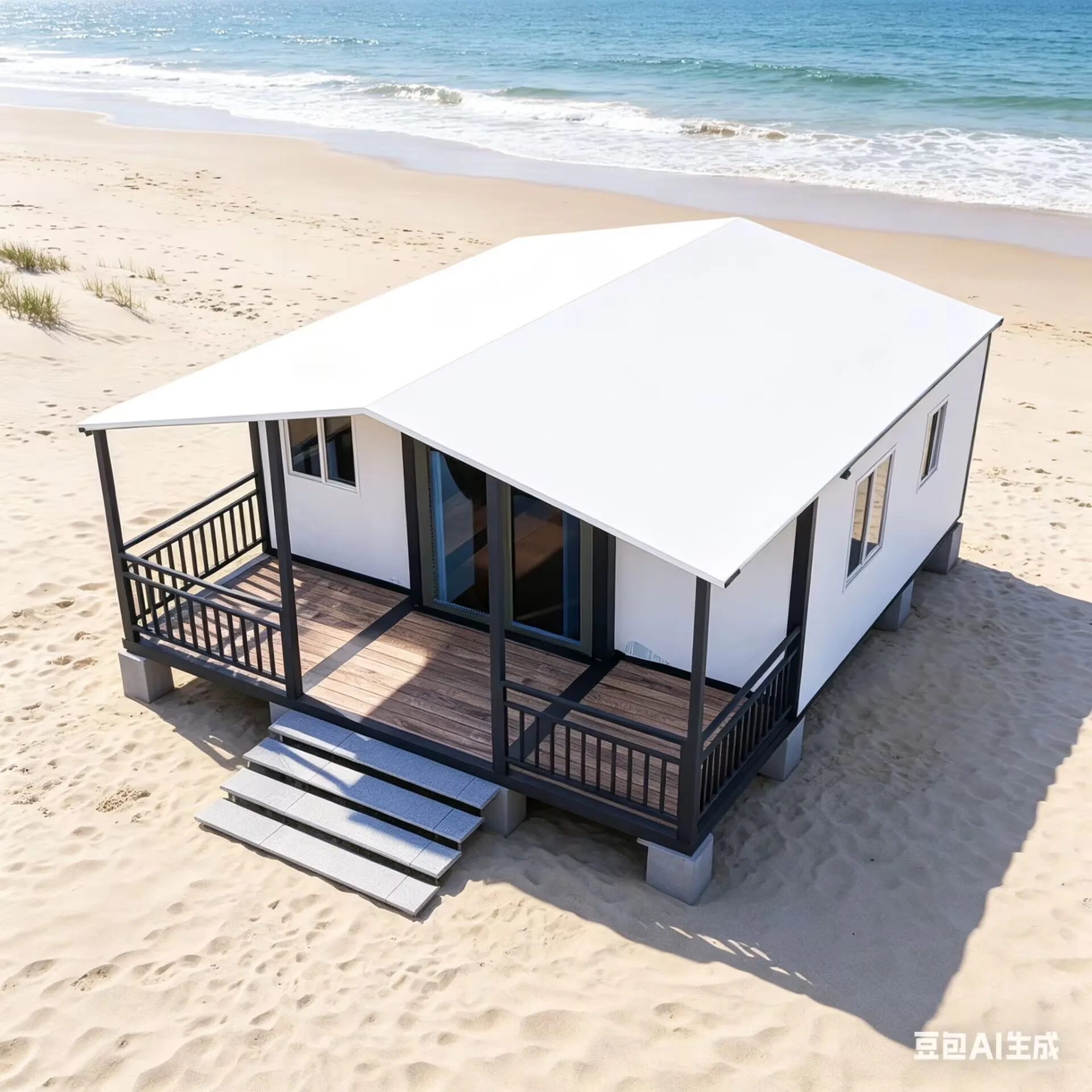 Double Wing Expansion Folding House Movable Foldable House for Villa,office,public