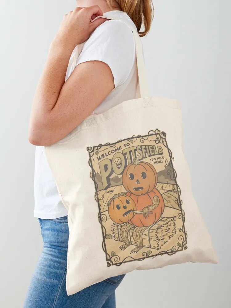 Pottsfield harvest festival Don yTote Bag Reuseable Canvas Fashion Shopping Grocery School Femal Gril Women Personal