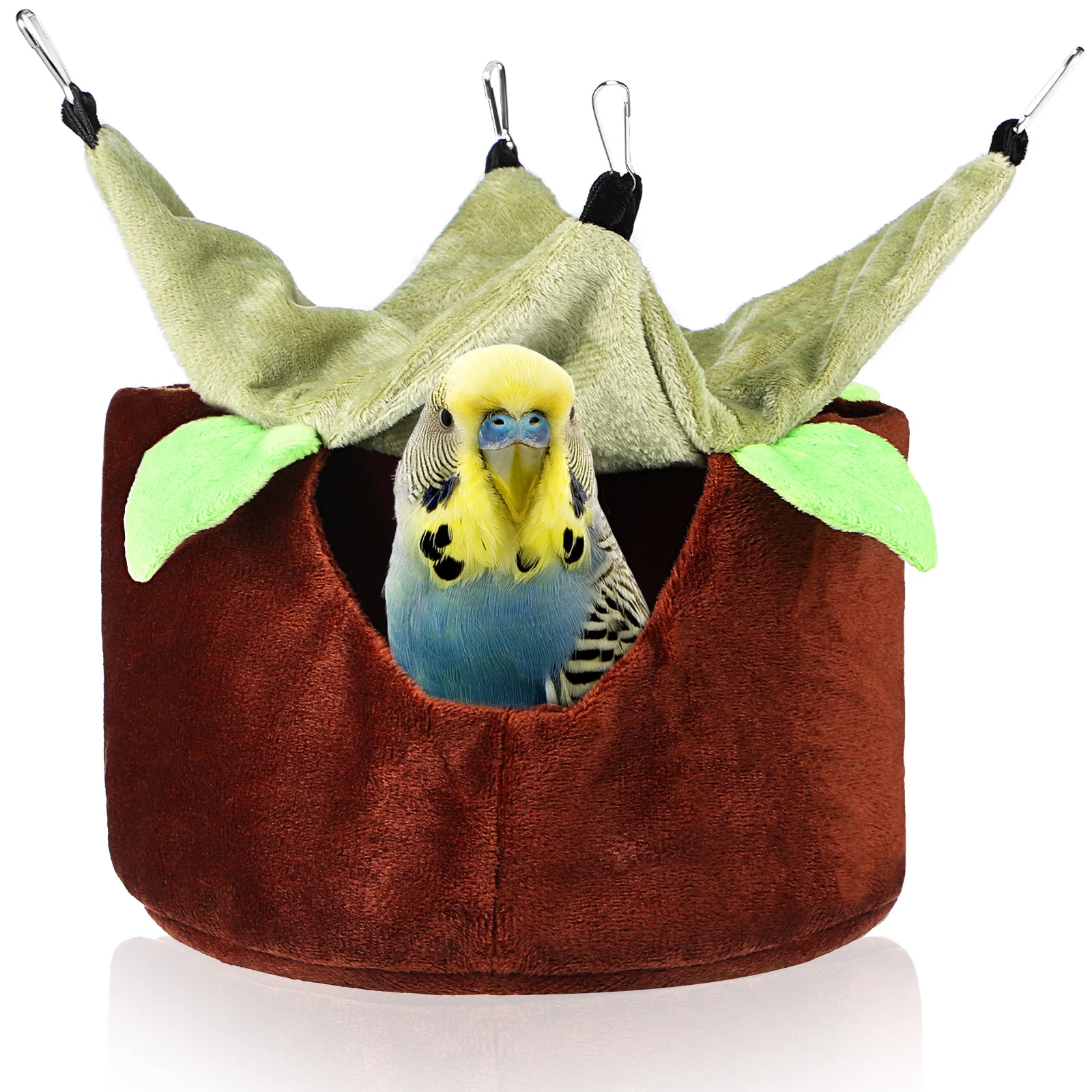 

Hammock Hanging Bird Cage Nest Soft Breathable Pet Cage Bed For Parakeet Parrot Sleeping Nest Parrot Accessories