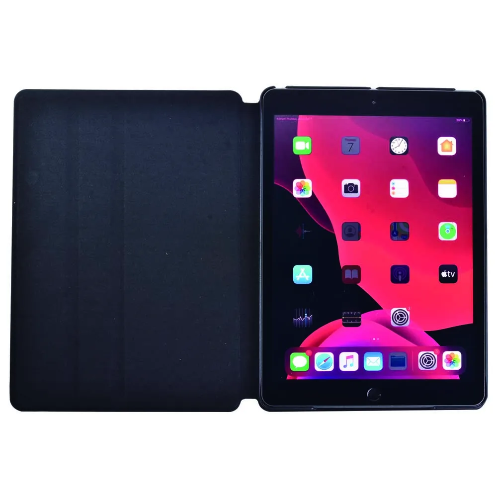 Funda con teclado inalámbrico para tableta, cubierta con Bluetooth para Apple IPad de 9ª y 8ª Generación de 10,2 pulgadas, iPad de 7ª y 10,2 pulgadas