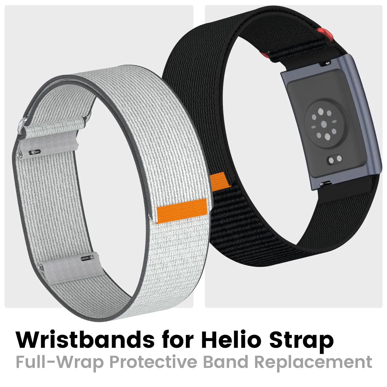 Nylon Replacement Band Compatible with Amazfit Helio Strap Adjustable Breathable Sport Wristband for Fitness Tracker Comfortable