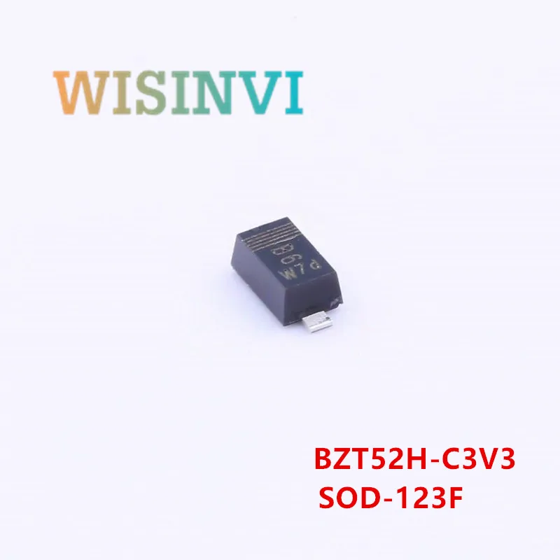 100PCS BZT52H-C3V3 B6 BZT52H-C3V6 B7  BZT52H-C3V9 B8 BZT52H-C5V6 BC  BZT52H-C5V1 BB BZT52H-C6V8 BE BZT52H-C2V4 B3 Zener Diodes