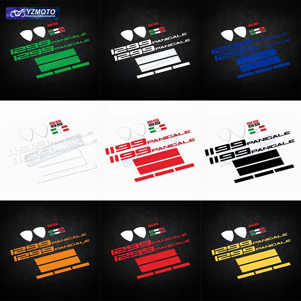 For PANIGALE 1199 1299 Full Set Motorcycle Accessories Fairing Sticker Body Decal Waterproof Protection Decoration Stickers Kit