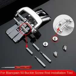 For Blancpain Watch Buckle Screw Rod 6654 6651 Moon Phase Men's Women's Folding Buckle Watch Buckle Screw Repair Parts Wholesale