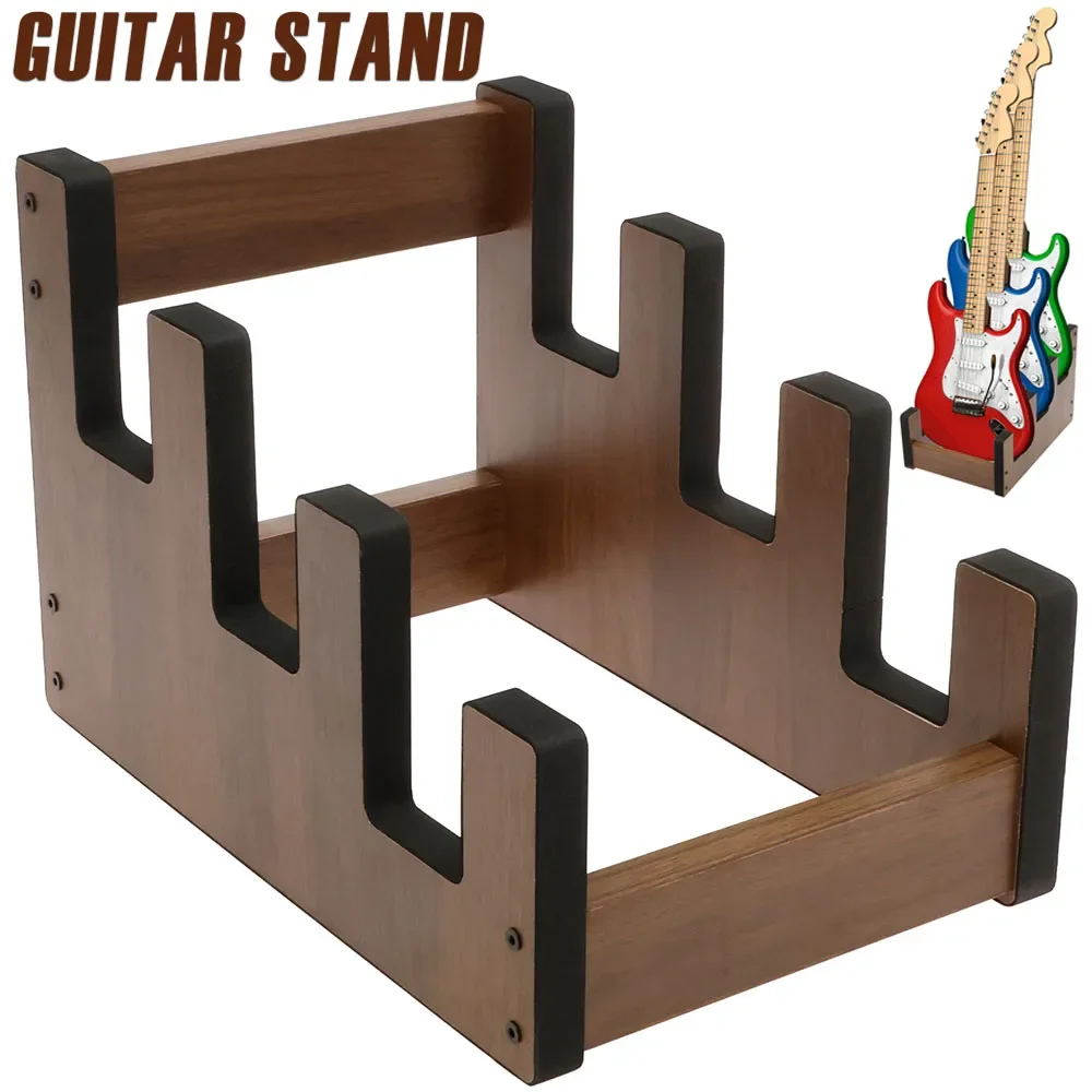 Gitarre Ständer Sperrholz Bass Ständer Nicht-slip Gitarre Lagerung Inhaber Elektrische Gitarre Display-ständer Musical Instrument Zubehör
